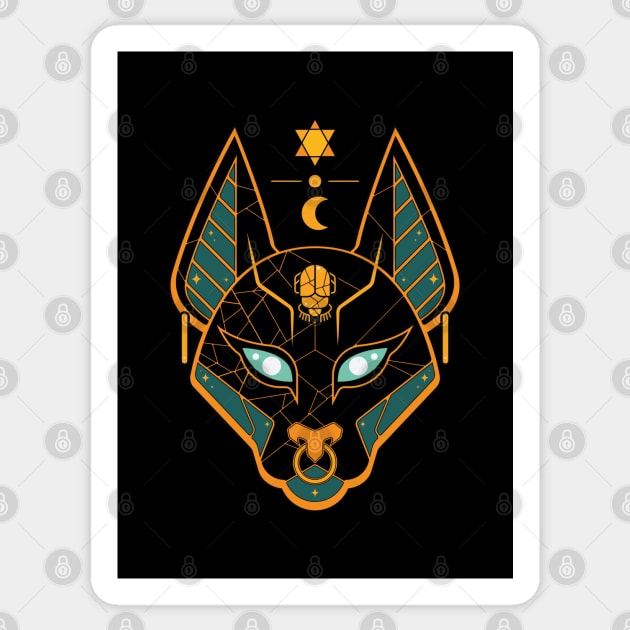 Bastet Sticker by BadBox